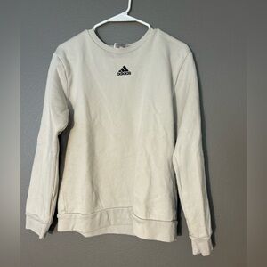 adidas Kids' Embroidered Logo Fleece Crewneck Sweatshirt (Big Kid)